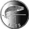 1 latvian lats coin size