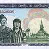 1000 laos kip banknote size