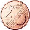 2 euro cent coin size