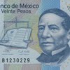 20 mexican peso 2 size