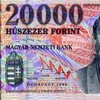 20000 hungarian forint note size