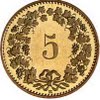 5 swiss cent coin size