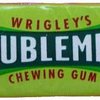 Doublemint chewing gum size