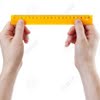 Hands with ruler size