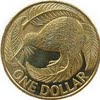 New zealand 1 dollar coin size