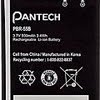 Pantech pbr 55b cell phone battery size