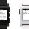 Pebble smartwatch size