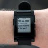 Pebble smartwatch h0s size