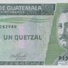 Quetzal guatelmateco a ticket or mondeda guatemalteca 1 quetazal size