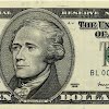 Real 10 dollar bill 2 size