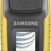Samsung rugby yellow phone at t size