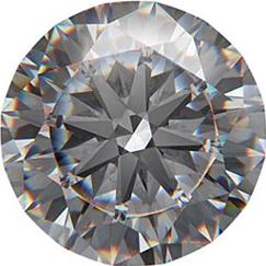 1 carat diamond Actual Size Image