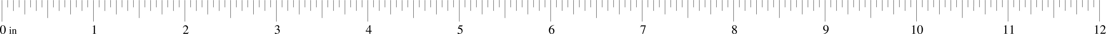 Online Foot Ruler Actual Size Image