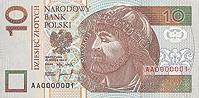 10 Polish Zloty Actual Size Image