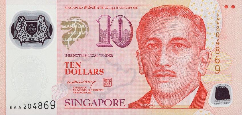 10 Singapore Dollars