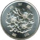 100 yen coin Actual Size Image