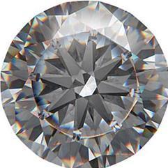 2.5 carat diamond Actual Size Image