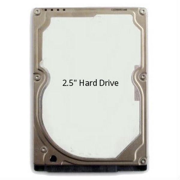 2.5 inch Hard Drive Actual Size Image