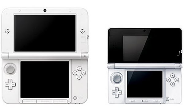 3ds xl open size Actual Size Image