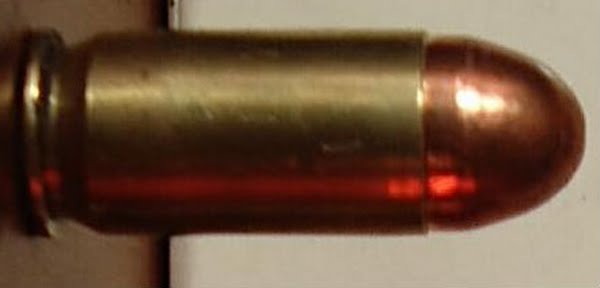 .45 ACP cartridge Actual Size Image