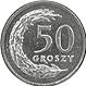 50 Polish Groszy Actual Size Image