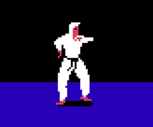 8 Bit Ninja Dancer  Actual Size Image