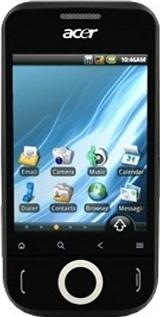 Acer beTouch E110 Actual Size Image