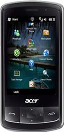 Acer beTouch E200 Actual Size Image