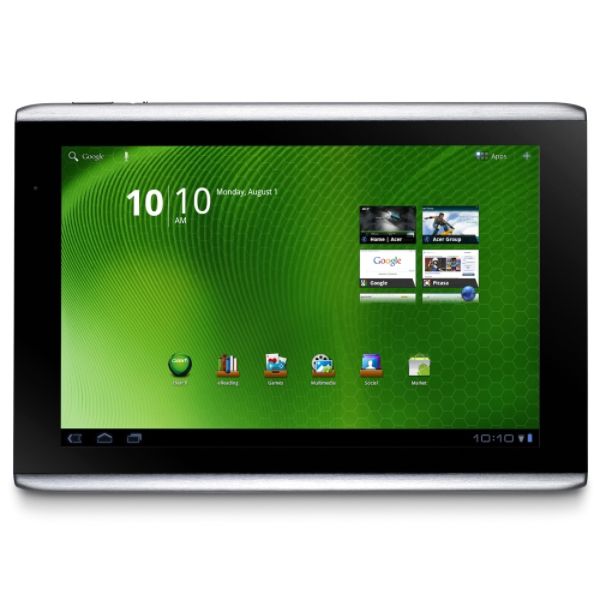 Acer Iconia A500 Actual Size Image