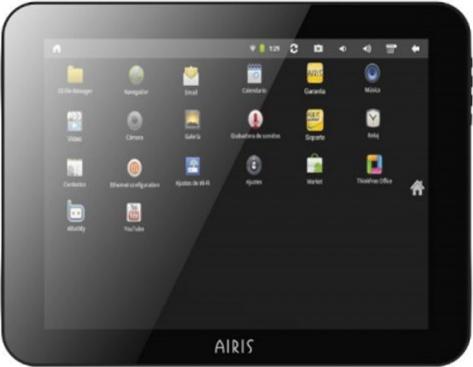 AIRIS OnePad 970 Actual Size Image