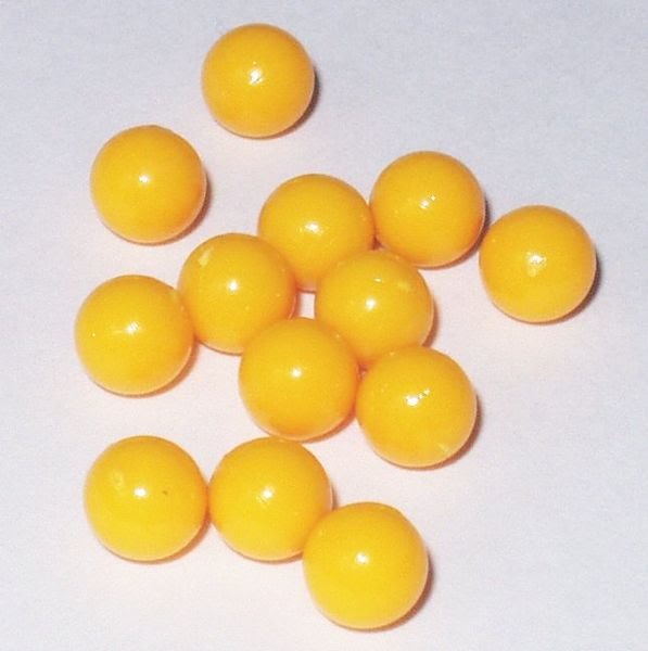 Airsoft pellets Actual Size Image