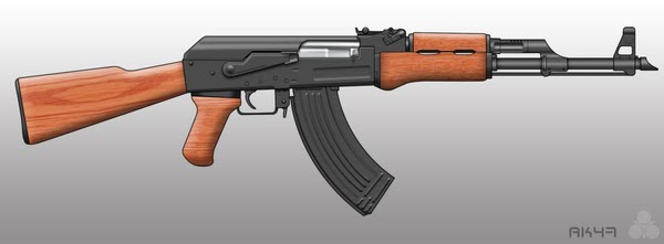 AK47 Actual Size Image