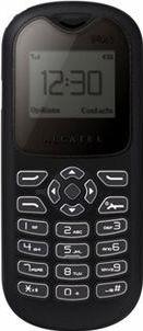 Alcatel OT-108 Actual Size Image