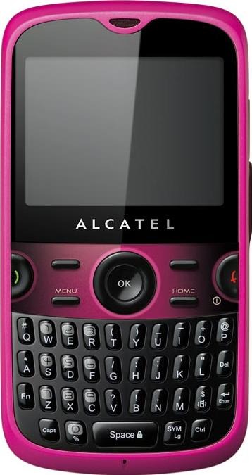 Alcatel OT-800 One Touch CHROME Actual Size Image