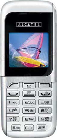 Alcatel OT-E205 Actual Size Image