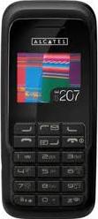 Alcatel OT-E207 Actual Size Image