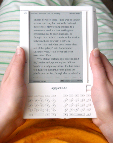Amazon Kindle Actual Size Image
