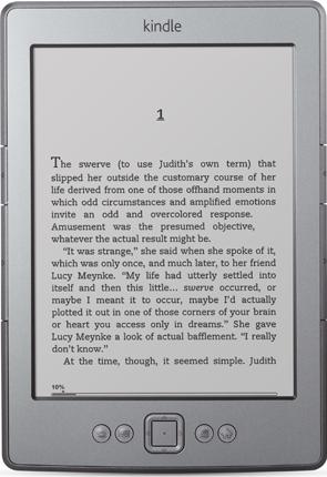 Amazon Kindle Wifi 6 inch Actual Size Image