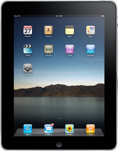 Apple iPad Actual Size Image