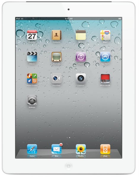Apple iPad 2 Actual Size Image