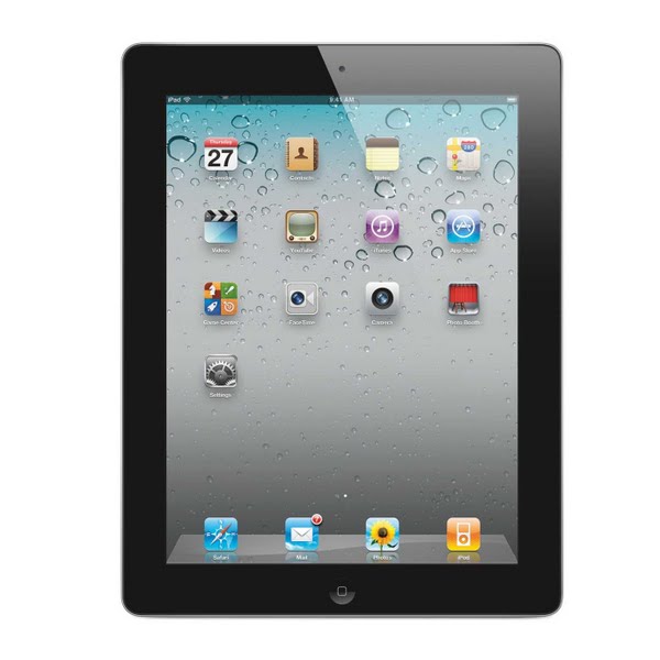 Apple iPad 2 Actual Size Image