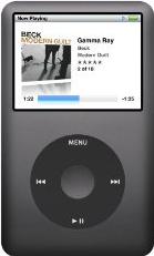 Apple iPod classic Actual Size Image