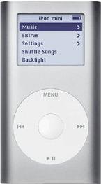 Apple iPod Mini (1st gen) Actual Size Image