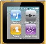 Apple iPod nano 6th generation Actual Size Image