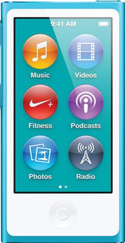 Apple iPod nano (7th generation) Actual Size Image