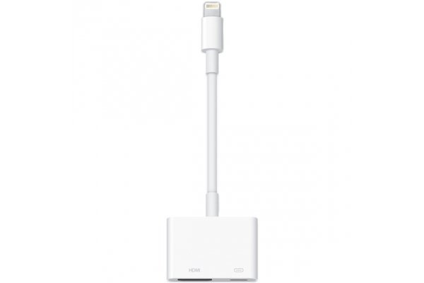 Apple Lightning to Digital AV Actual Size Image