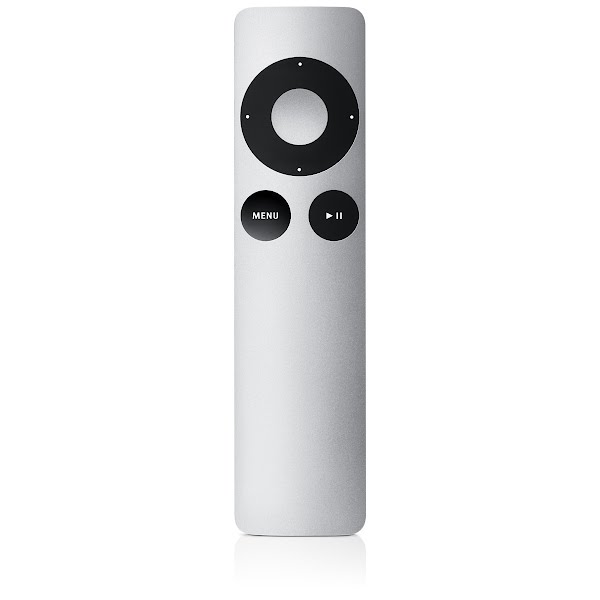 Apple Remote (Aluminum) Actual Size Image