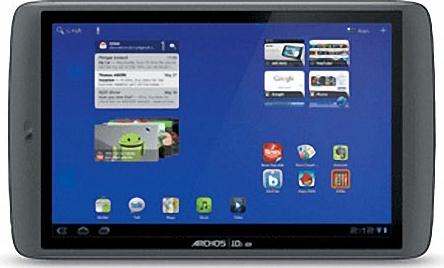 ARCHOS 101 G9 Actual Size Image