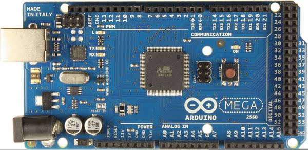 Arduino MEGA/Due Actual Size Image