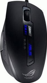 ASUS GX800 mouse Actual Size Image